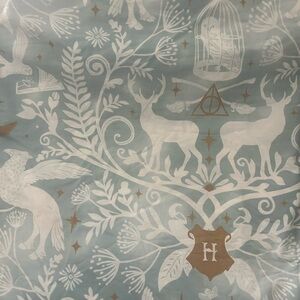 Pottery Barn Magical Damask Harry Potter Duvet Cover full/queen